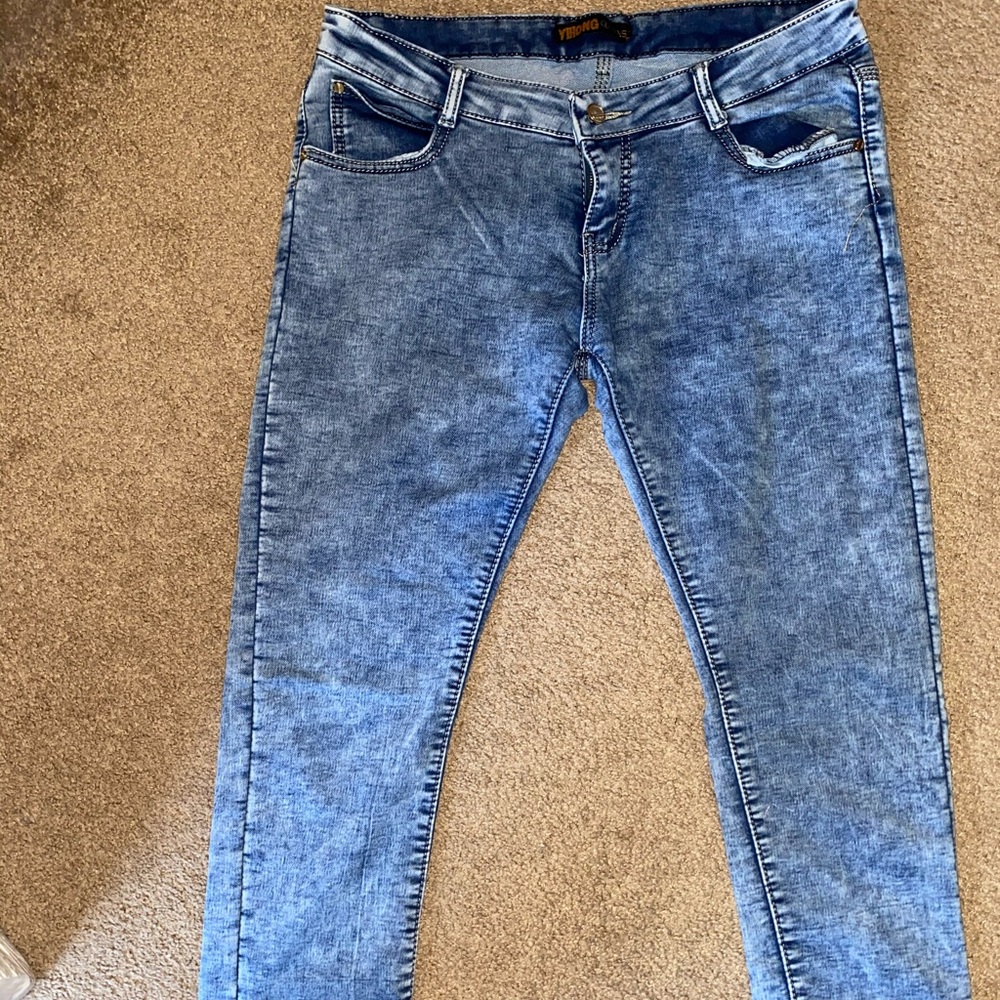 Light blue jeans